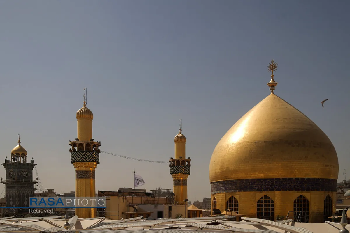 احتزاز پرچم غدیر در حرم حضرت امیر المومنین (علیه السلام)