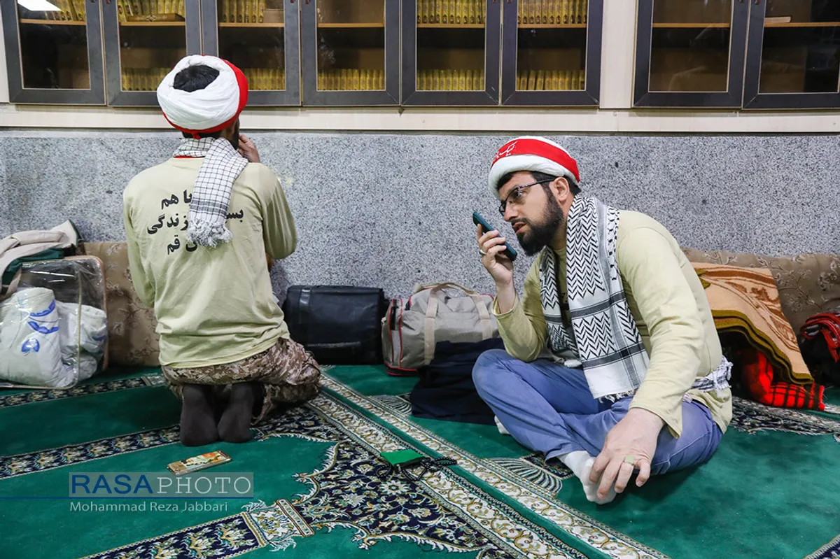 اردوی جهادی طلاب و بسیجیان قم در شهر بندر امام خمینی (سربندر)&lrm;&lrm;