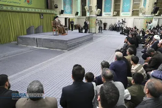 مراسم جشن میلاد حضرت صدیقه طاهره فاطمه زهرا (سلام&zwnj;الله&zwnj;علیها) با حضور رهبر انقلاب