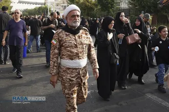 پیاده روی جاماندگان اربعین در تهران