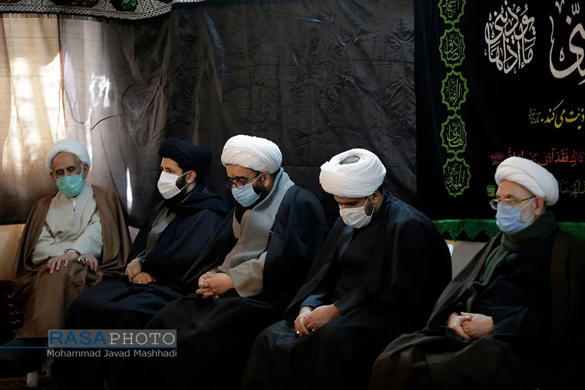 عزاداری شهادت حضرت زهرا (سلام الله علیها) در بیت آیت الله مرتضوی
