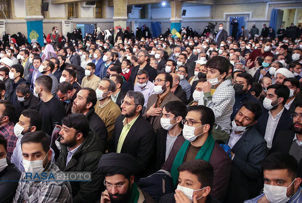دیدار مداحان اهل&zwnj;بیت (علیهم&zwnj;السلام) با مقام معظم رهبری