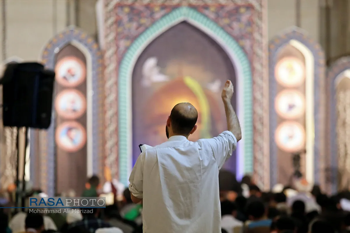 اعمال ام داود در مراسم معنوی اعتکاف | قم مسجد امام حسن عسکری