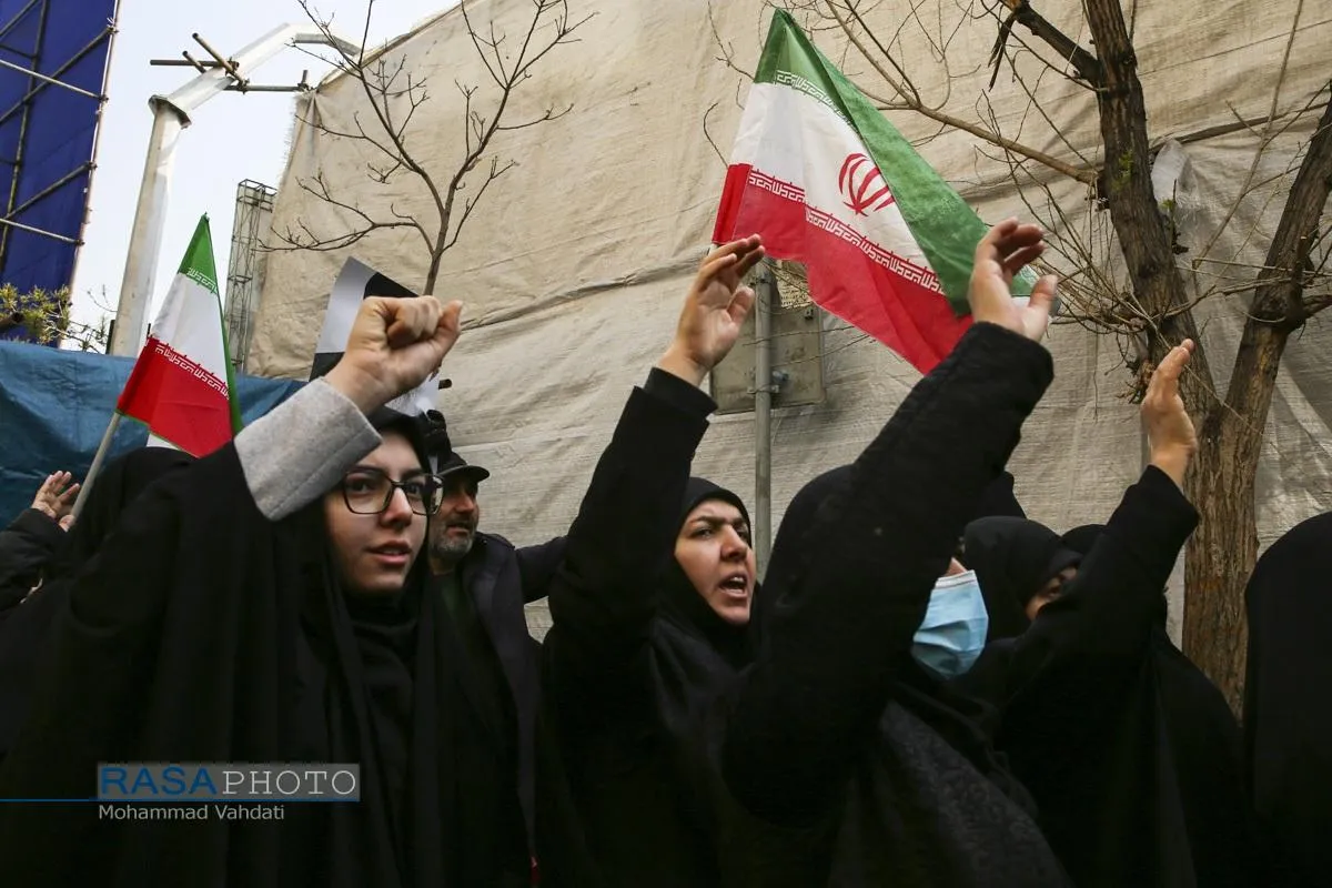 تشییع سرداران شهید حمله آمریکایی صهیونیستی در تهران