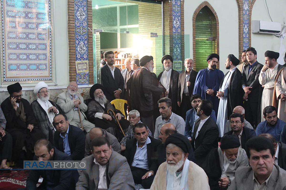 برگزاری مراسم گرامیداشت آیت الله میراحمد تقوی در مسجد اعظم اهواز