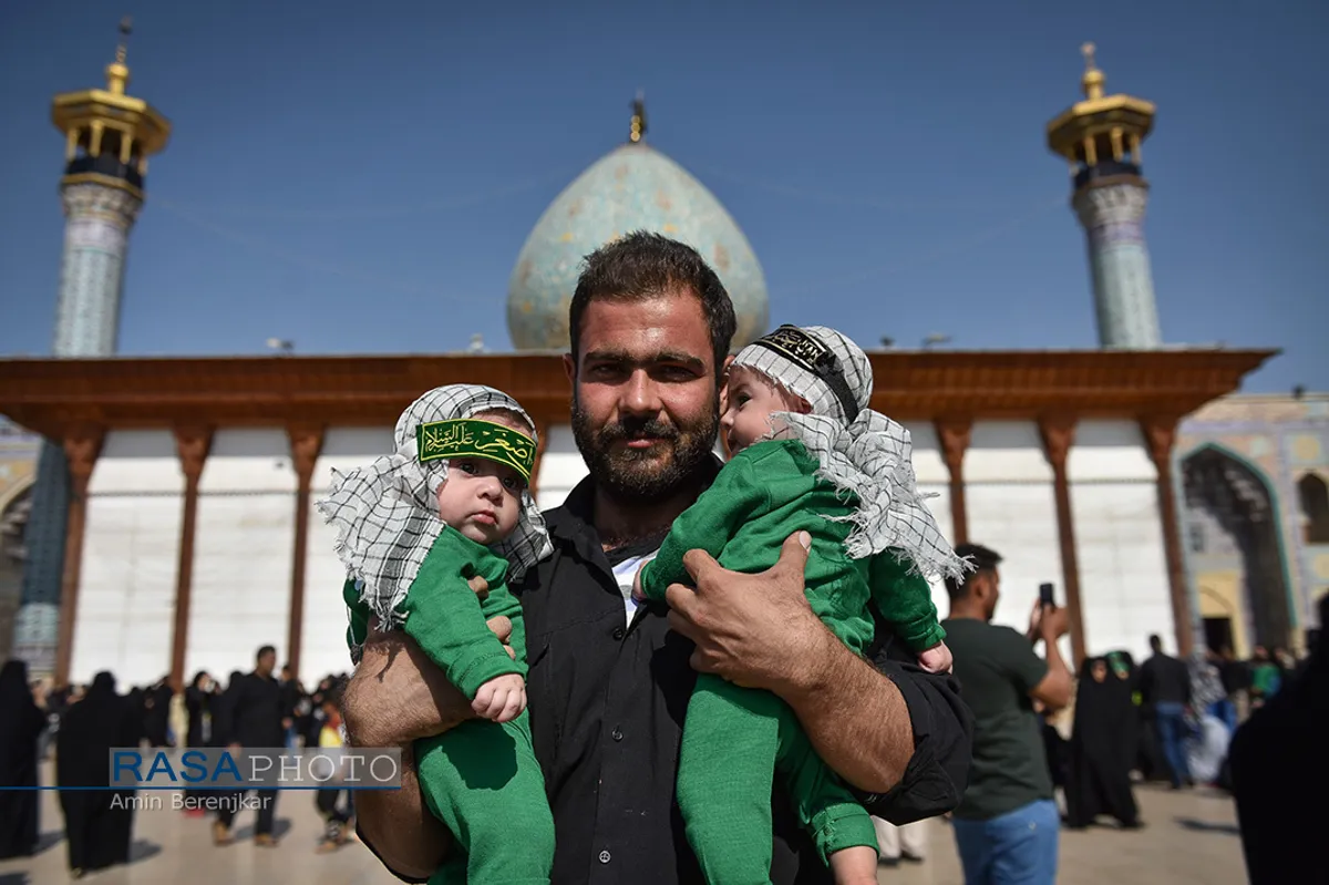 همایش عظیم شیرخوارگان حسینی در حرم حضرت احمدبن موسی در شیراز
