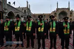 آیین تعویض پرچم حرم در شب وفات حضرت معصومه (سلام الله علیها)