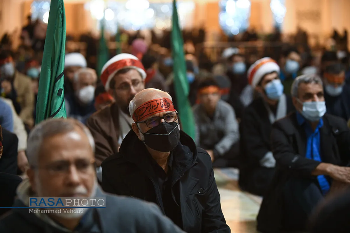 مراسم سالگرد شهادت حاج قاسم سلیمانی و ابومهدی المهندس در حرم کریمه اهلبیت (ع)