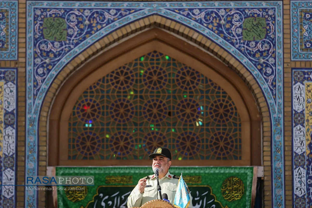 &laquo;عهد سربازی&raquo; نیرو&zwnj;های مسلح با امام زمان (عج) در جمکران&lrm;&lrm;