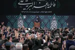 آخرین شب عزاداری شهادت حضرت زهرا (سلام&zwnj;الله&zwnj;علیها) با حضور رهبر انقلاب
