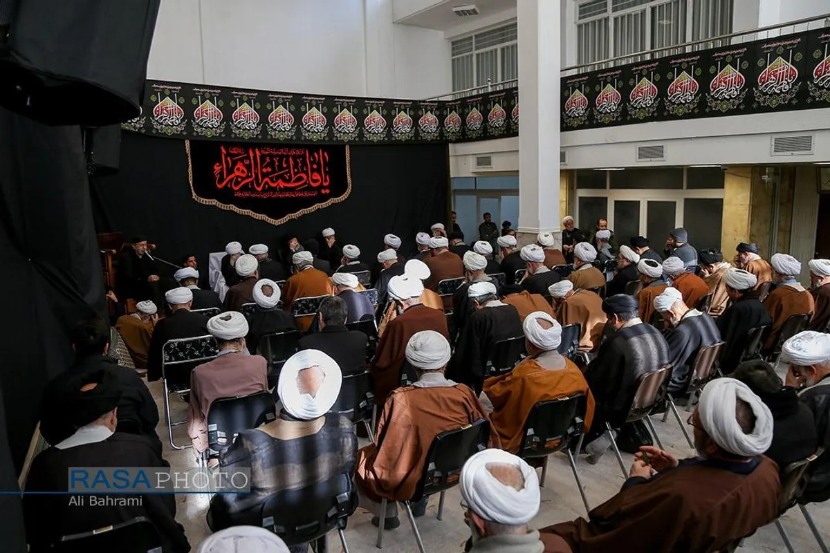 عزاداری روز شهادت حضرت صدیقه کبری (سلام&zwnj;الله&zwnj;علیها) در بیوت مراجع تقلید