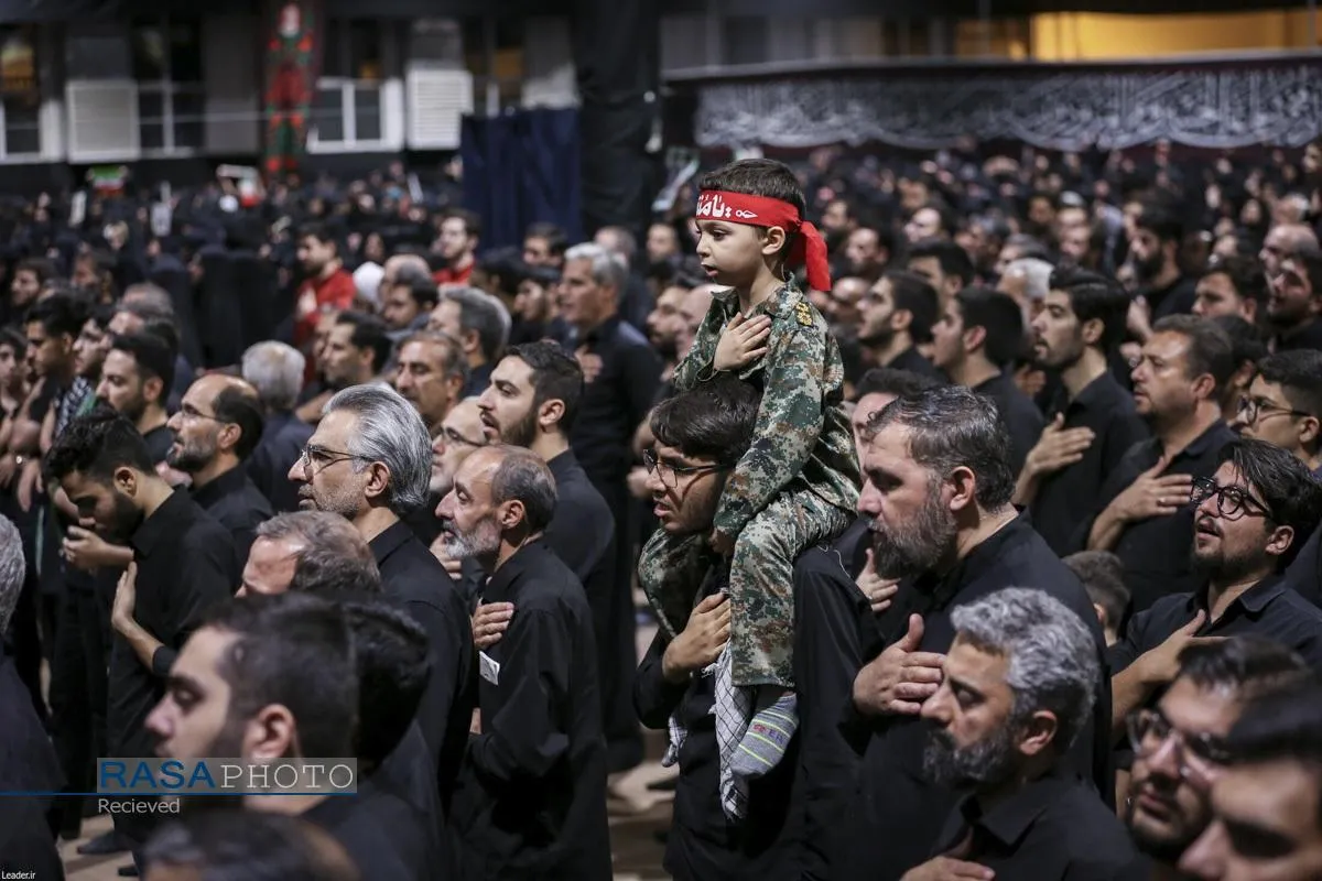 آخرین شب مراسم عزاداری حضرت اباعبدالله الحسین (ع) در جوار محل شهادت امام شهید