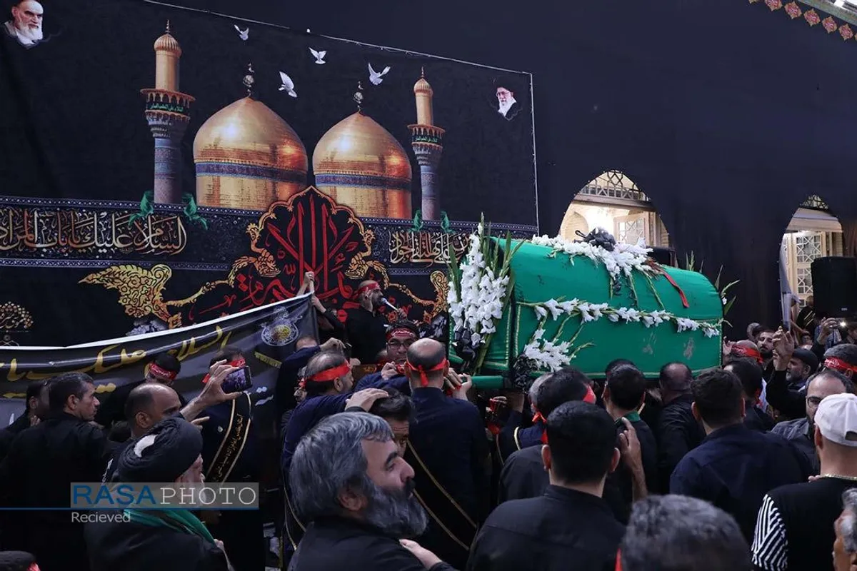 دسته عزاداری روز شهادت حضرت امام جواد الائمه (علیه&zwnj;السلام) با حضور ستاندار قم