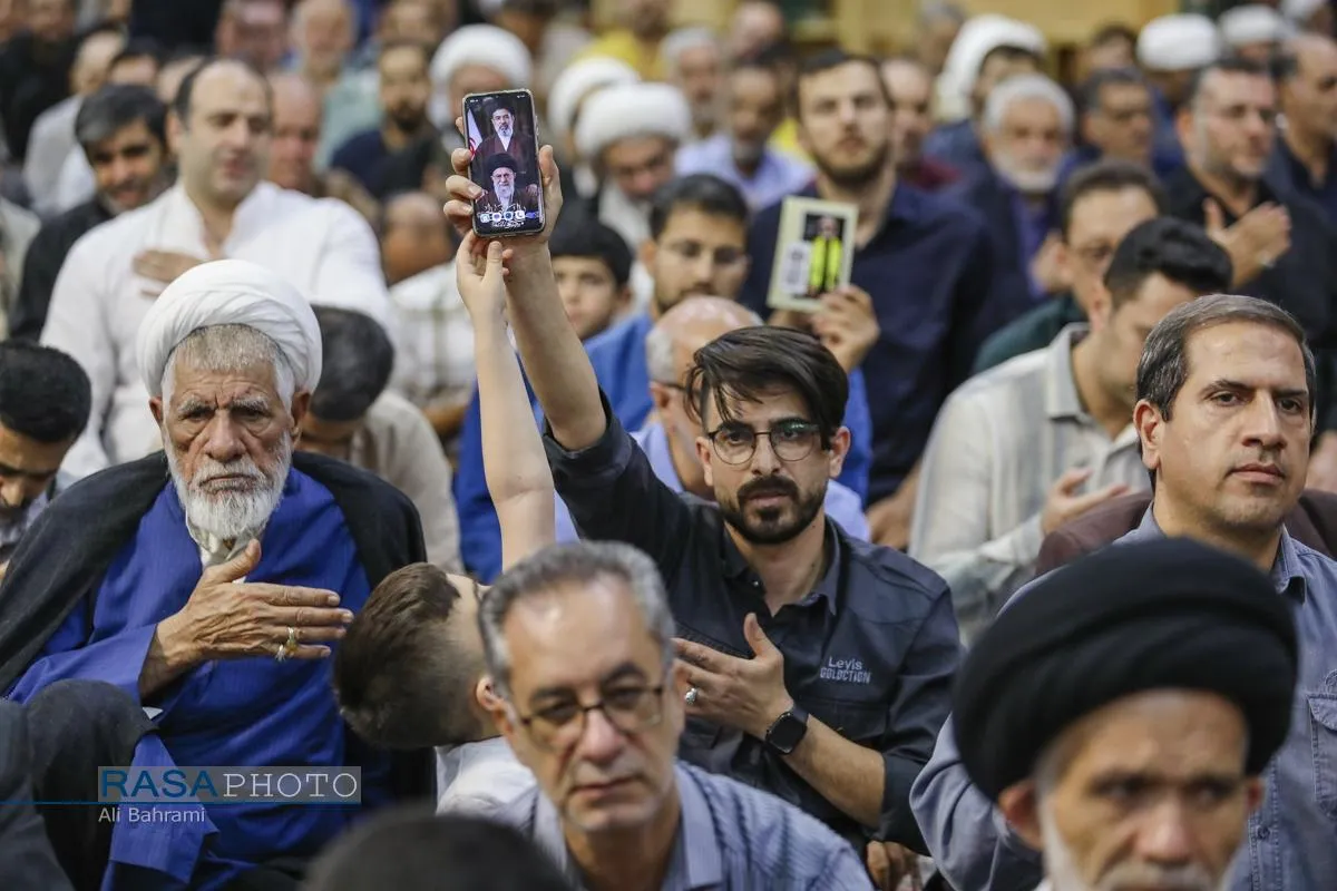 مراسم بزرگداشت چهلم شهیدان لاریجانی