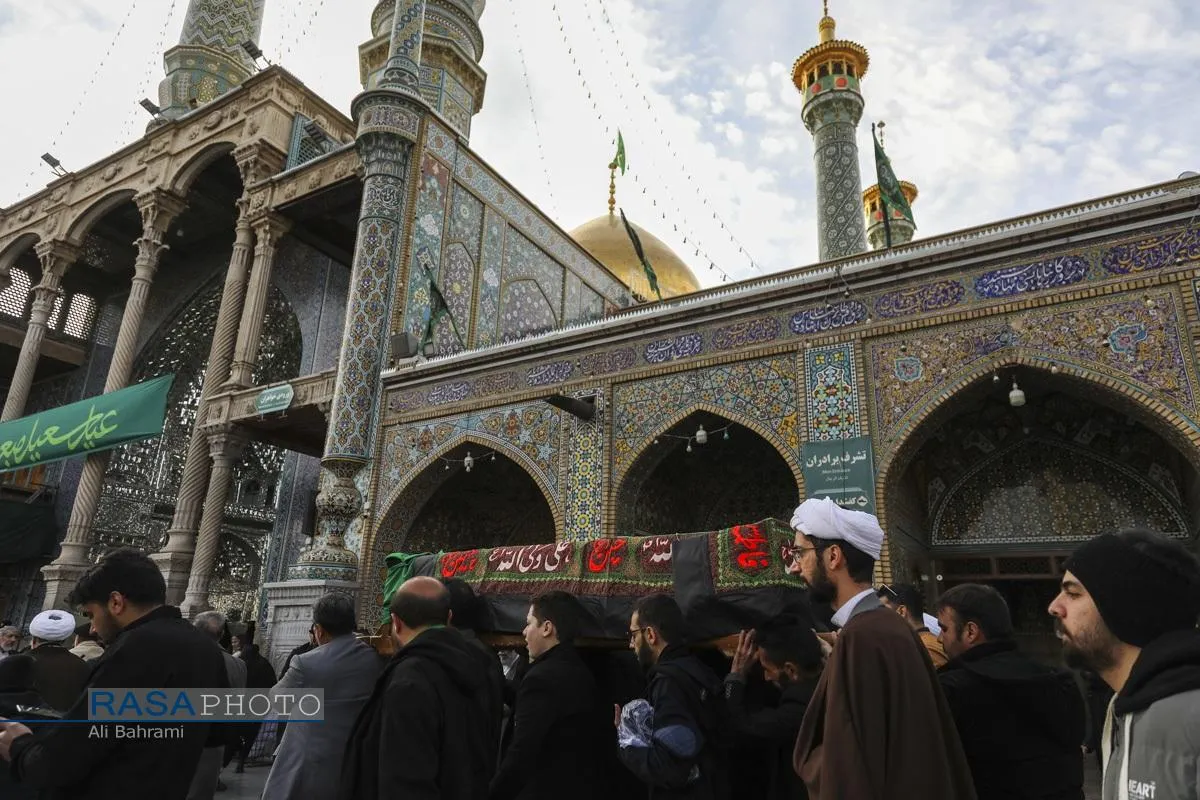 تشییع پیکر آیت الله سیدهادی حسینی سیستانی برادر حضرت آیت&zwnj;الله سید علی سیستانی