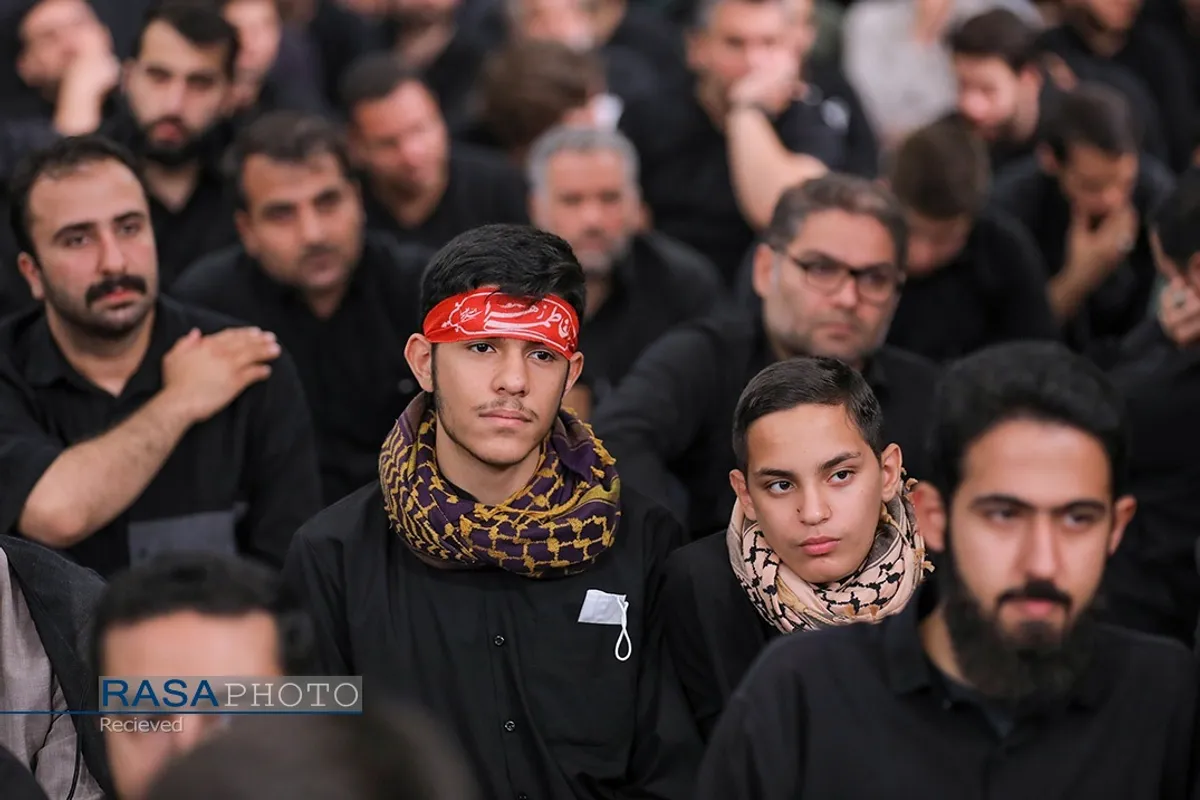 دومین شب مراسم عزاداری حضرت اباعبدالله الحسین (علیه&zwnj;السلام) با حضور رهبر انقلاب