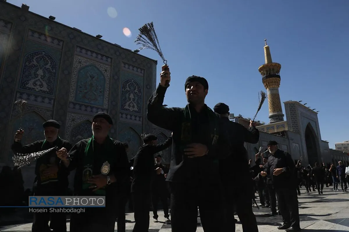 حرم حضرت امام علی بن موسی الرضا (علیه&zwnj;السلام) در روز شهادت