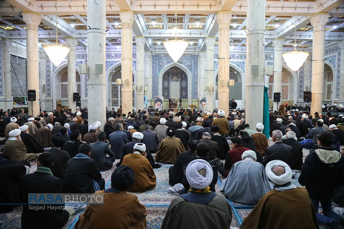 مراسم بزرگداشت بیست و هفتمین سالگرد رحلت آیت الله گلپایگانی&lrm;