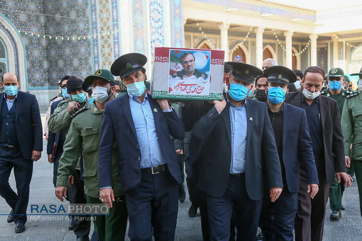 تشییع پیکر مطهر سردار مهدی مهدوی نژاد