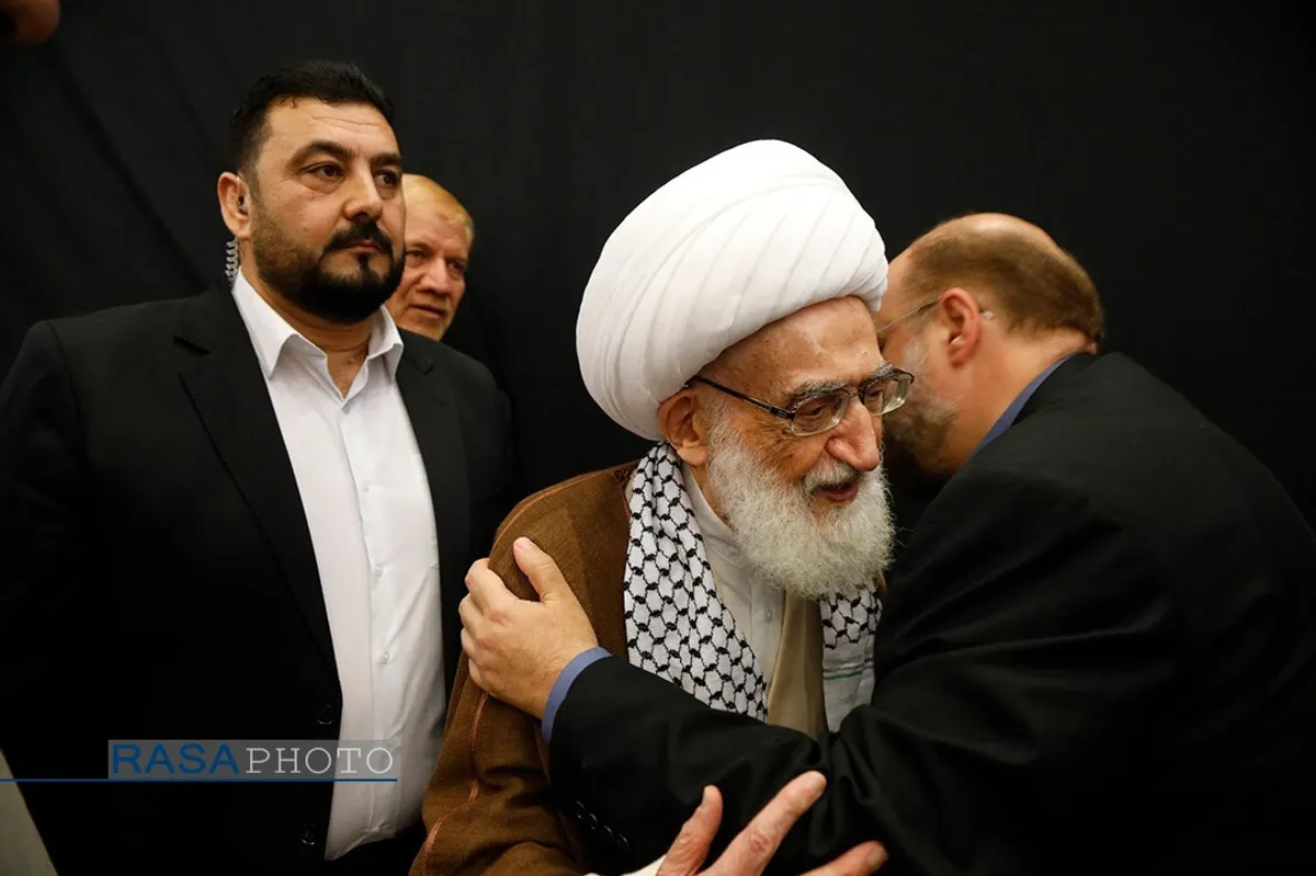 بزرگداشت شهدای غزه و اعلام حمایت از ملت فلسطین در دفتر حضرت آیت&zwnj;الله نوری همدانی
