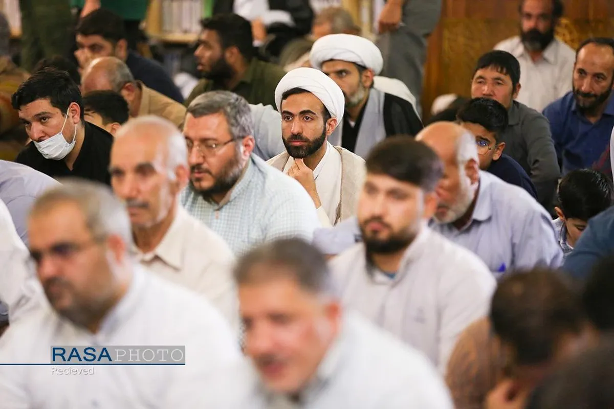 مراسم قرائت دعای عرفه امام حسین (ع) در مسجد جمکران