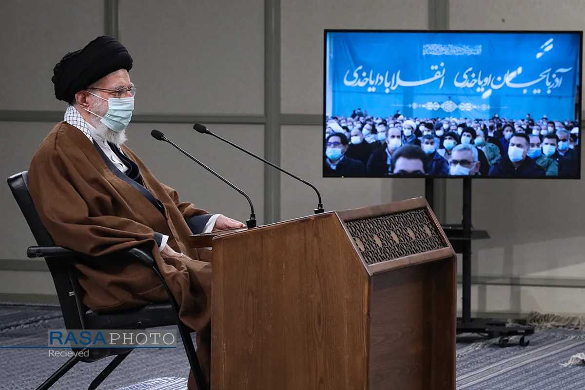 ارتباط تصویری مردم آذربایجان شرقی با مقام معظم رهبری