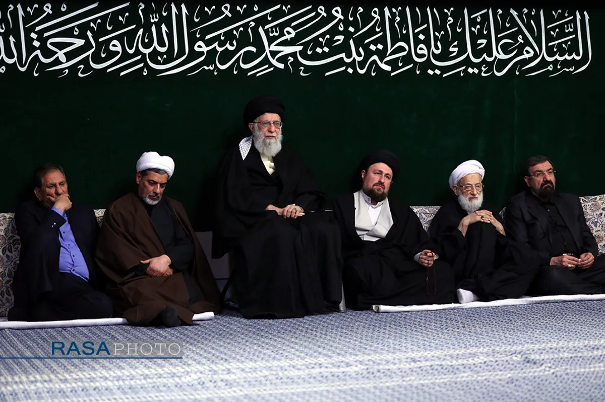 سومین شب عزاداری فاطمیه ۱۴۴۰ در حسینیه امام خمینی با حضور مقام معظم رهبری
