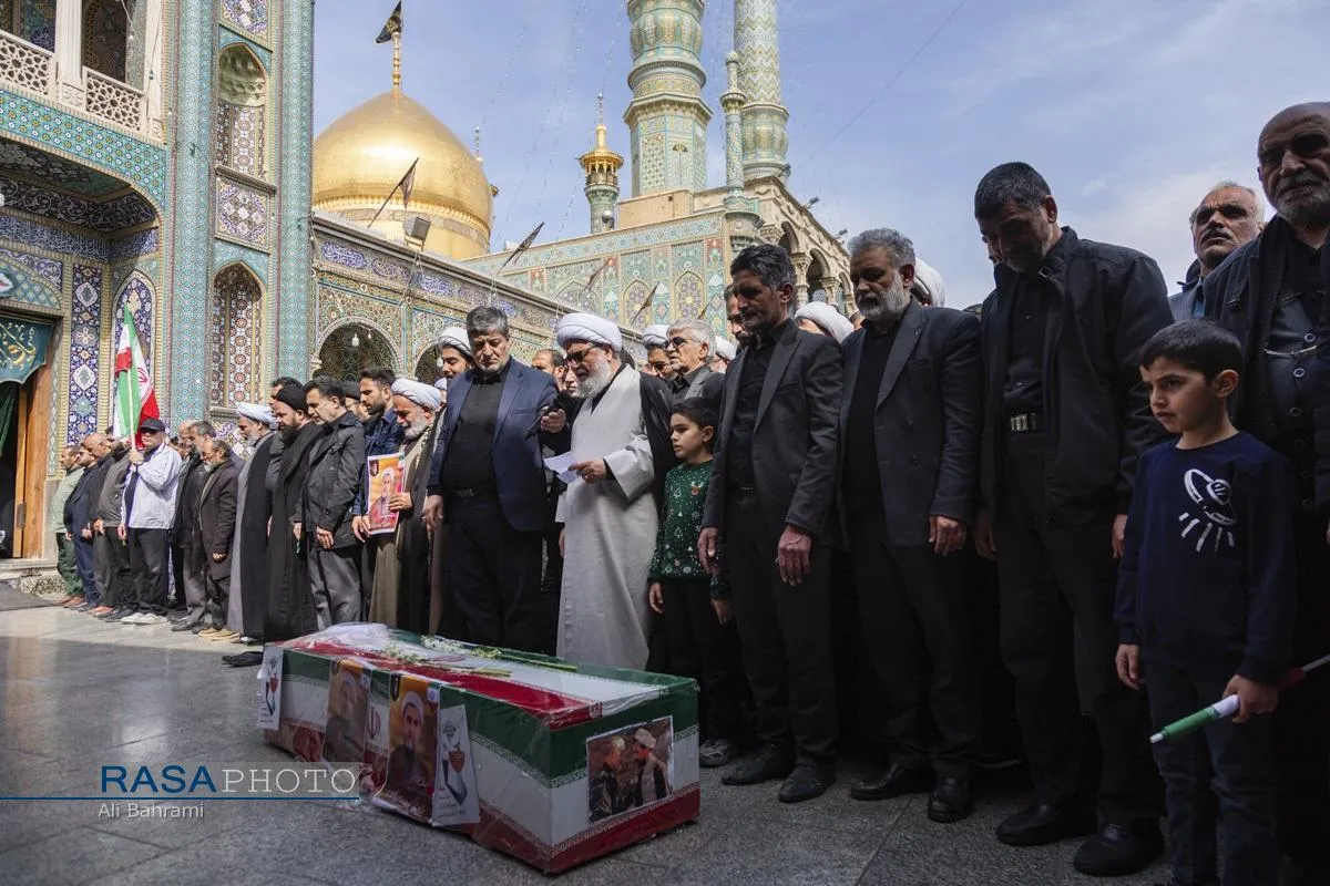 مراسم تشییع پیکر شهید حجت الاسلام محسن مهدوی کلاته