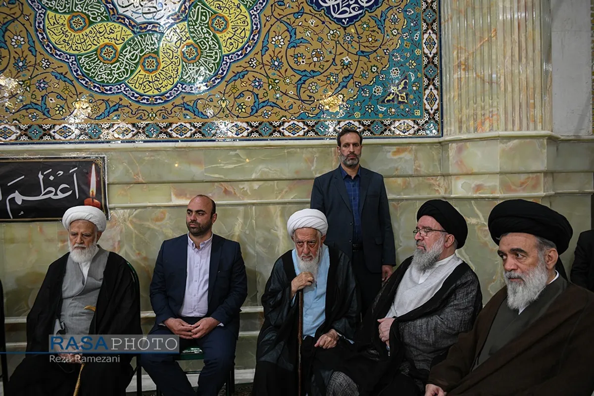مراسم تشییع آیت الله صلواتی