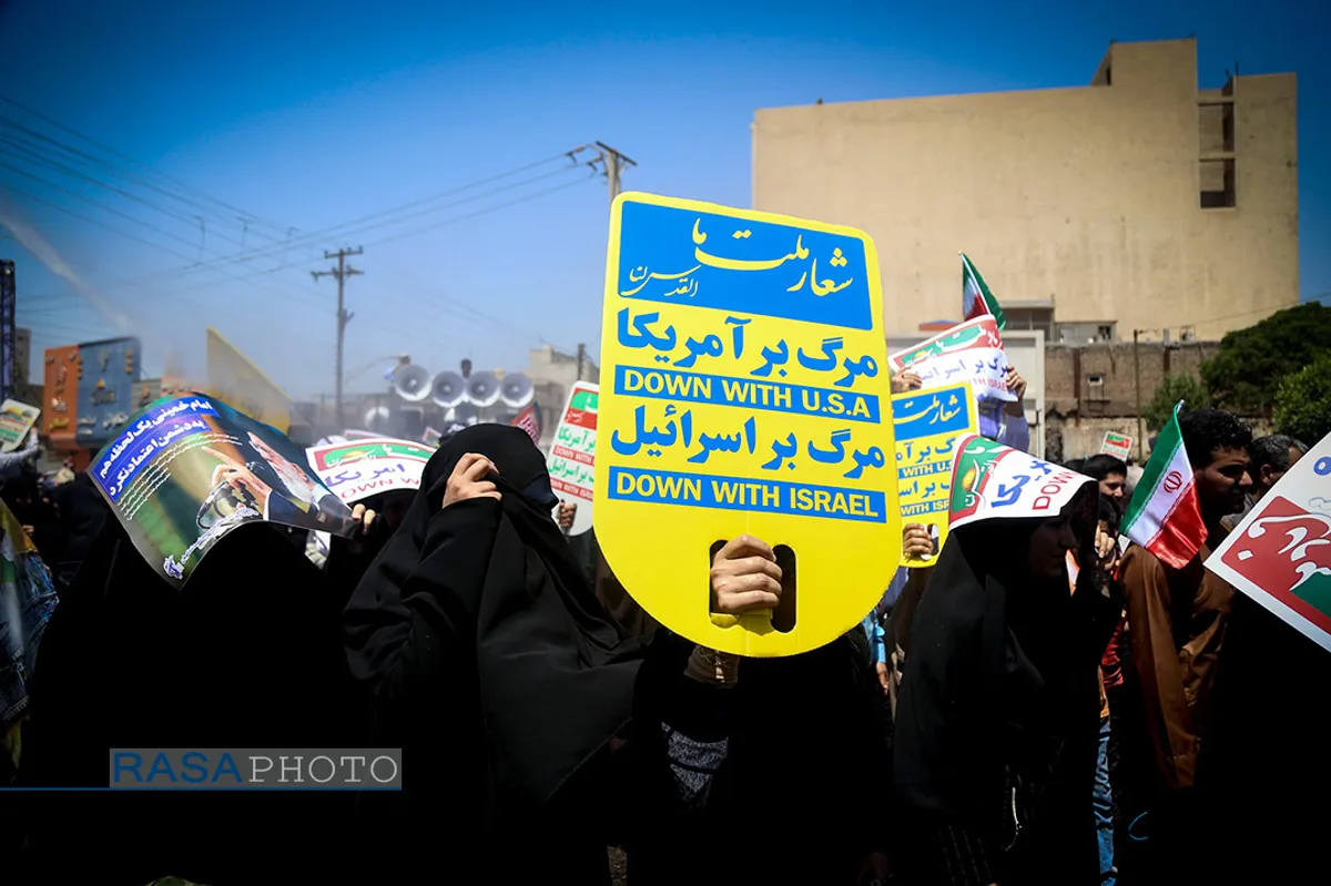 به سوی قدس | راهپیمایی روز جهانی قدس در اهواز