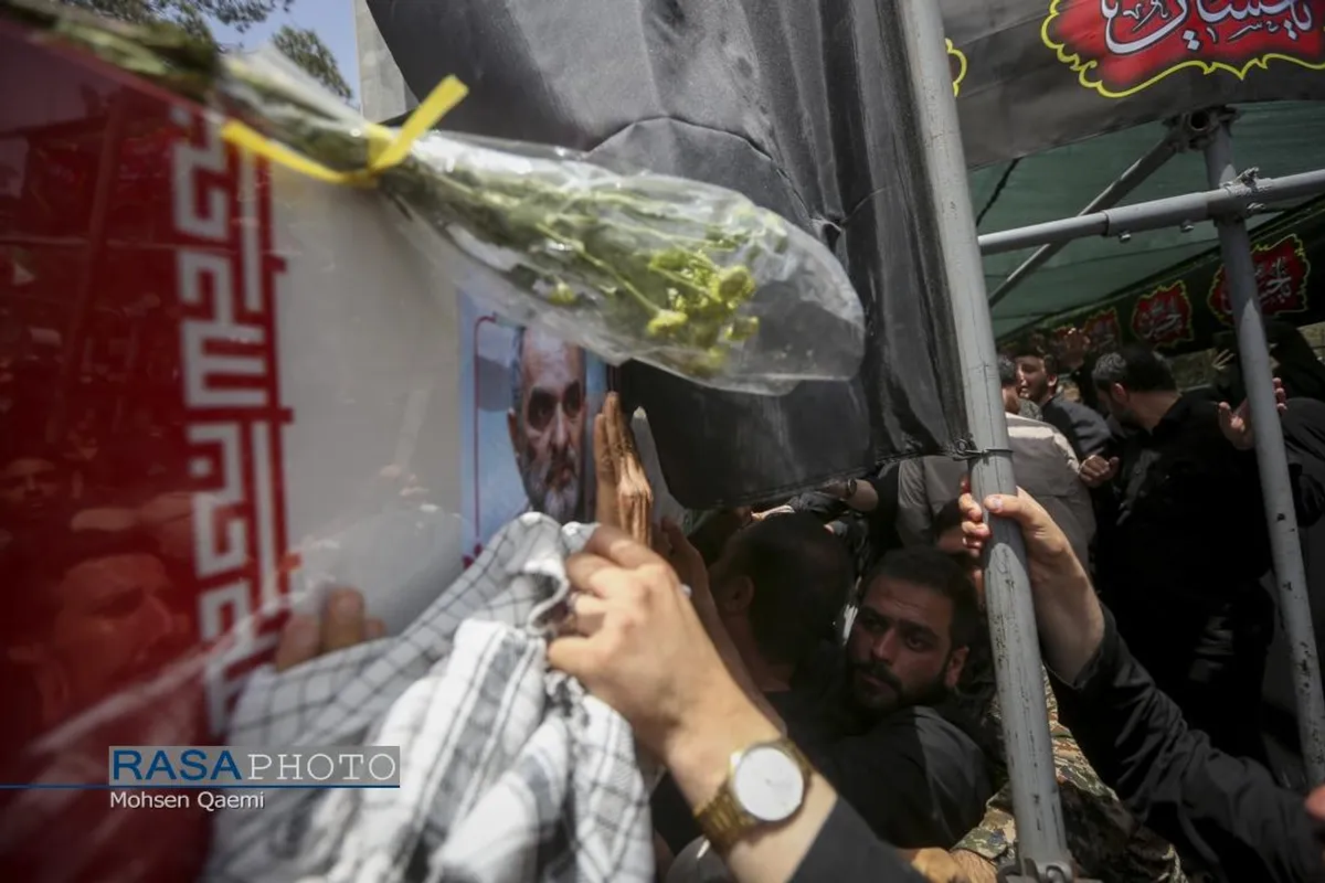 تشییع پیکر پاک سرلشکر شهید حاج محمدحسن محققی در تهران