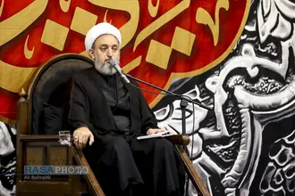 سومین شب عزاداری هیئت رزمندگان اسلام قم در دهه اول محرم ۱۴۴۷