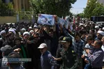 عزاداری روز شهادت حضرت امام جعفر صادق (ع) و تشییع پیکر شهید دفاع مقدس در قم