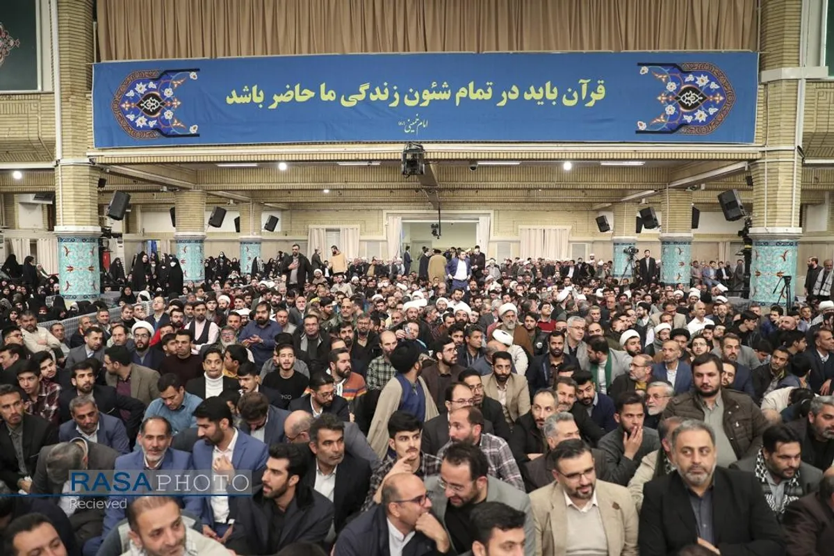دیدار شرکت&zwnj;کنندگان در مسابقات بین&zwnj;المللی قرآن با رهبر انقلاب