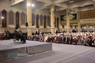 دیدار جمعی از مبلغان و طلاب حوزه&zwnj;های علمیه سراسر کشور