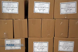 بسته بندی و توزیع ۱۵۰۰ بسته اقلام غذایی و بهداشتی در میان نیازمندان قم