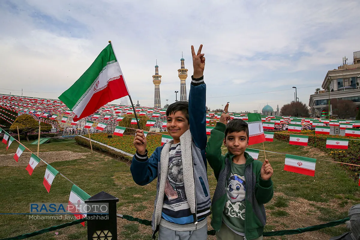 راهپیمایی خودرویی ۲۲ بهمن در مشهد مقدس