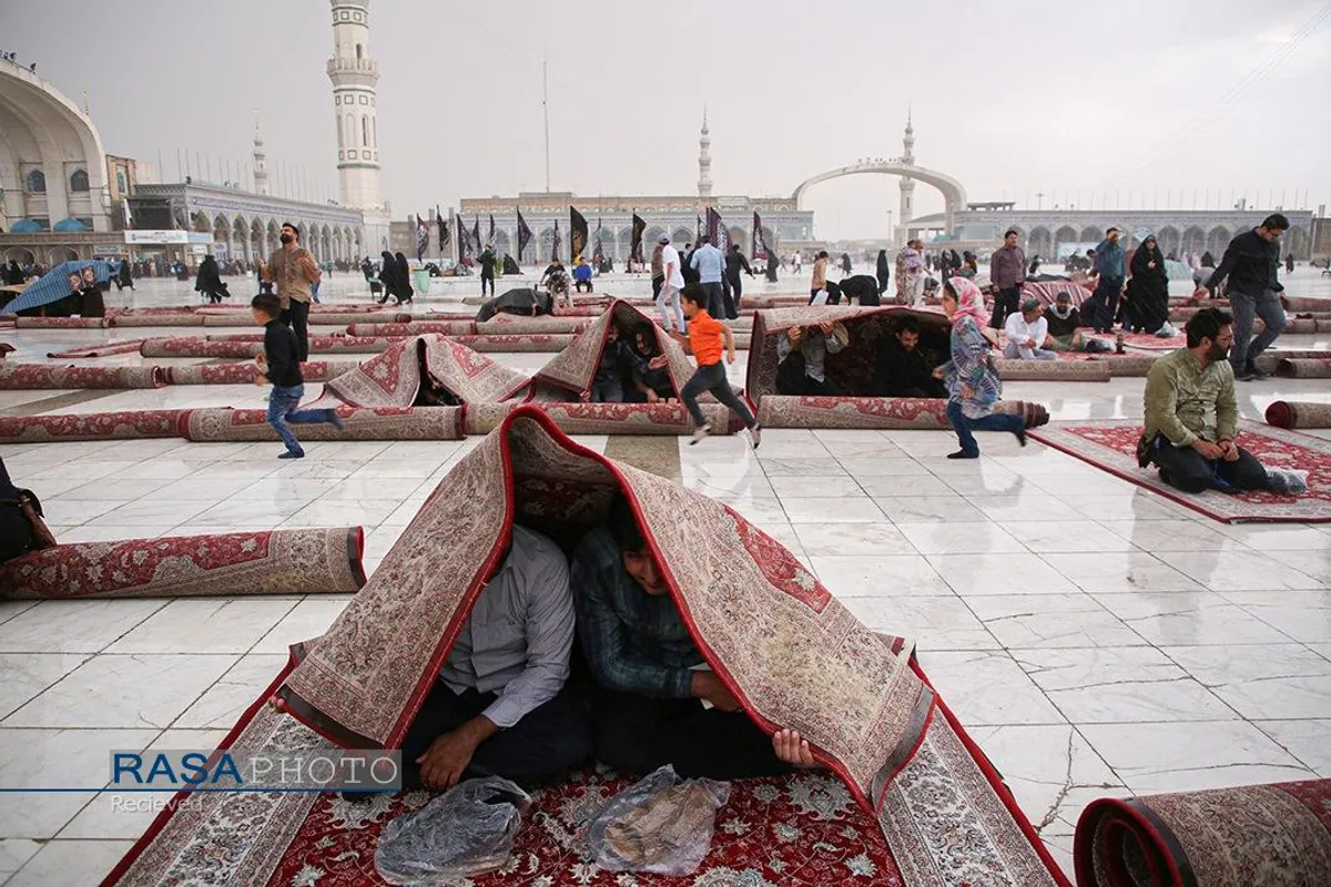 مراسم قرائت دعای عرفه امام حسین (ع) در مسجد جمکران
