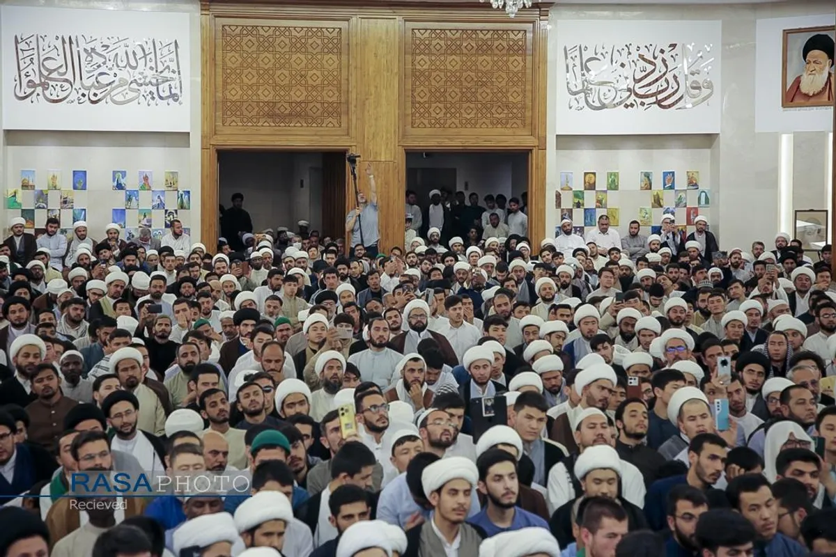 سخنرانی حضرت آیت&zwnj;الله جوادی آملی در دار العلم امام خوئی در نجف اشرف