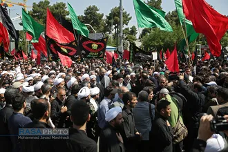 تشییع شهید و عزاداری روز شهادت حضرت امام جعفر صادق (علیه السلام) در مشهد