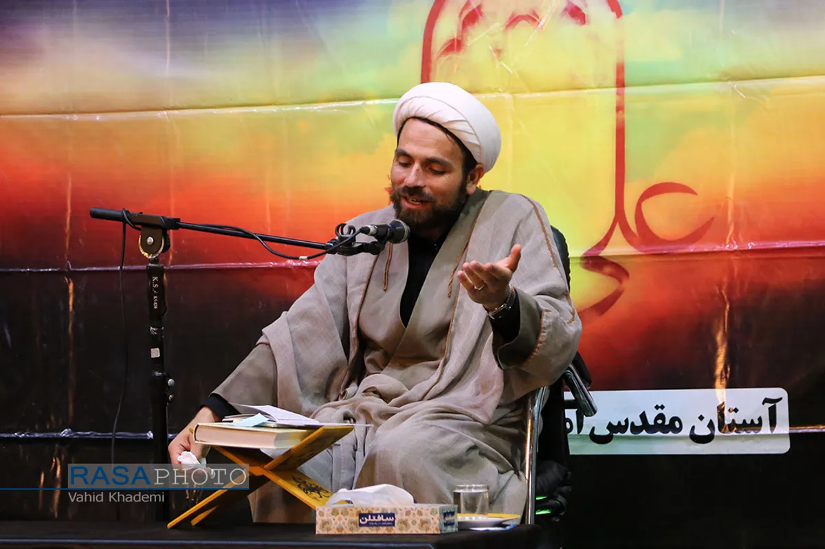 احیاء شب بیست و یکم ماه مبارک رمضان در امامزاده سیدعباس (ع) بجنورد&lrm;&lrm;