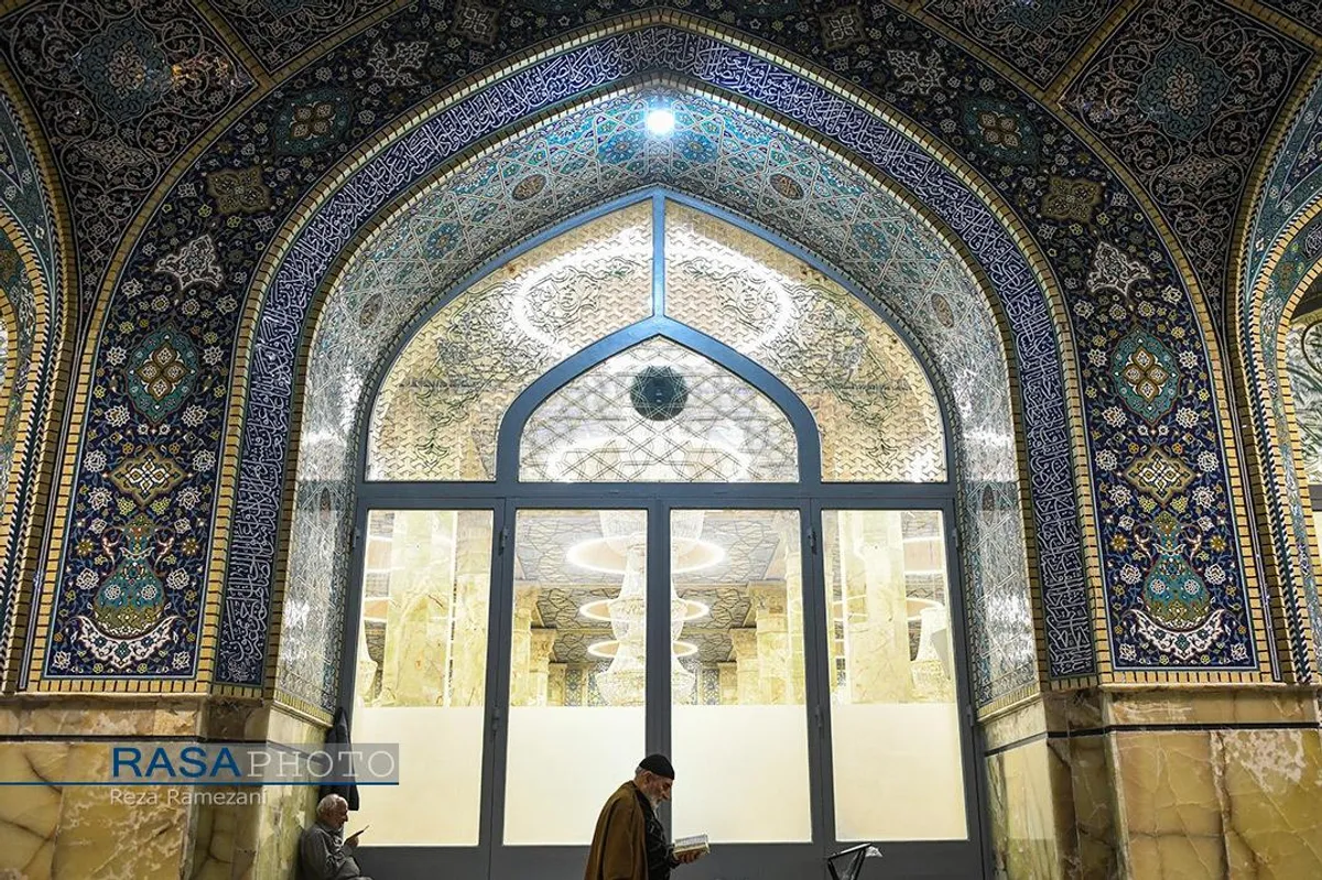مراسم معنوی اعتکاف در قم