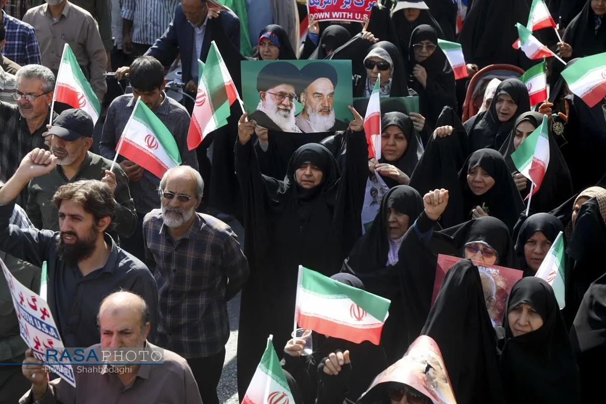 راهپیمایی بشارت نصر در قم