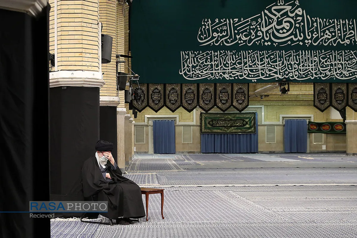 عزاداری شب شهادت حضرت زهرا (سلام&zwnj;الله&zwnj;علیها) در حسینیه امام خمینی (ره)