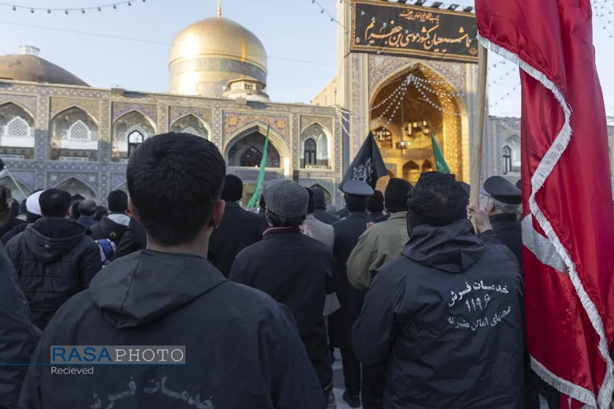 عزاداری روز شهادت حضرت امام موسی بن جعفر (علیه&zwnj;السلام) در حرم مطهر رضوی