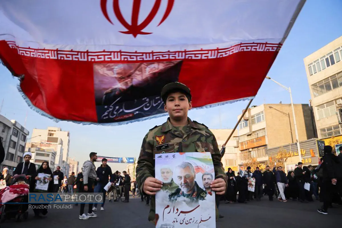 تشییع باشکوه سپهبد شهید حاج قاسم سلیمانی در تهران