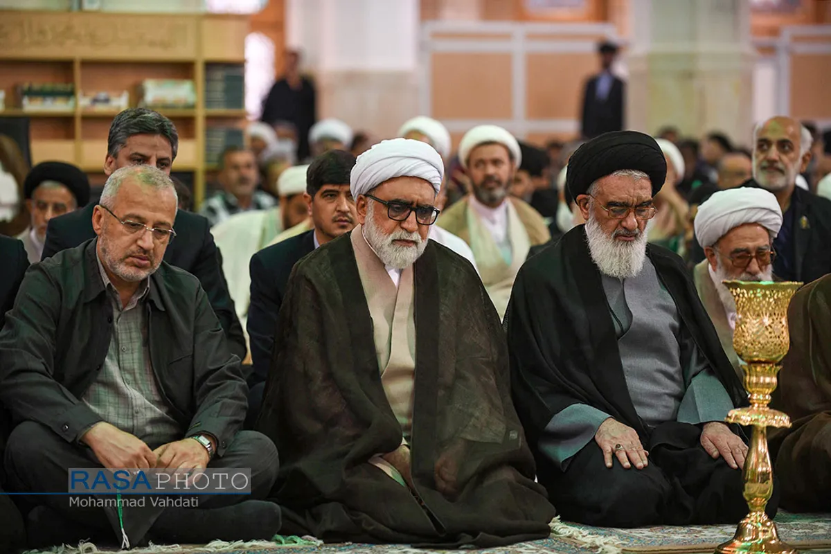 آیین خطبه&zwnj;خوانی آغاز دهه کرامت در حرم حضرت فاطمه معصومه (سلام الله علیها)