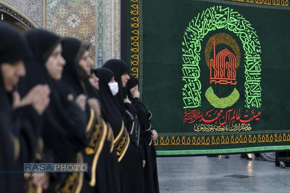 عزاداری روز شهادت حضرت امام موسی بن جعفر (علیه&zwnj;السلام) در حرم مطهر رضوی