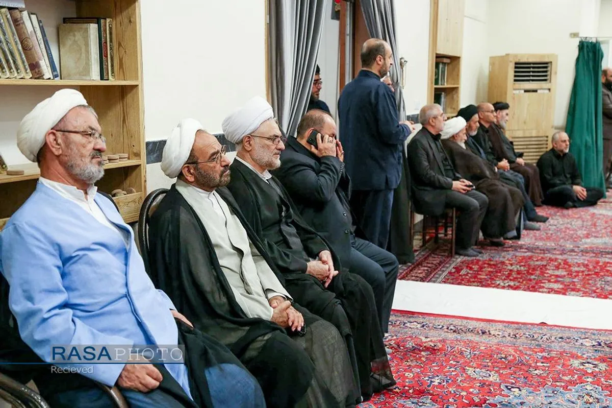 عزاداری روز عاشورای حسینی (ع) در بیوت مراجع تقلید