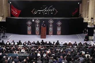 دومین شب مراسم عزاداری حضرت اباعبدالله الحسین (علیه&zwnj;السلام) با حضور رهبر انقلاب